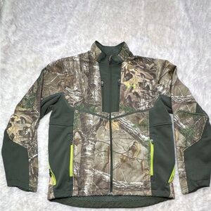 Under Armour Scent Control Camo and Green Jacket
